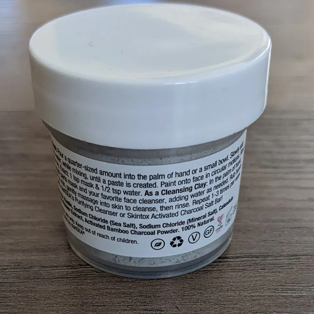 3 for $20... Clarisea Activated Charcoal Mask *PLEASE READ DETAILS* - Picture 2 of 2